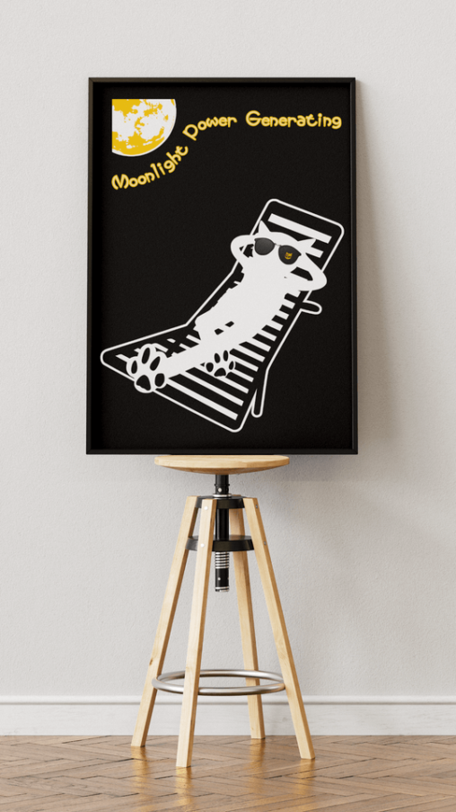 This is an image of a mockup of my own cat stuff that I created.